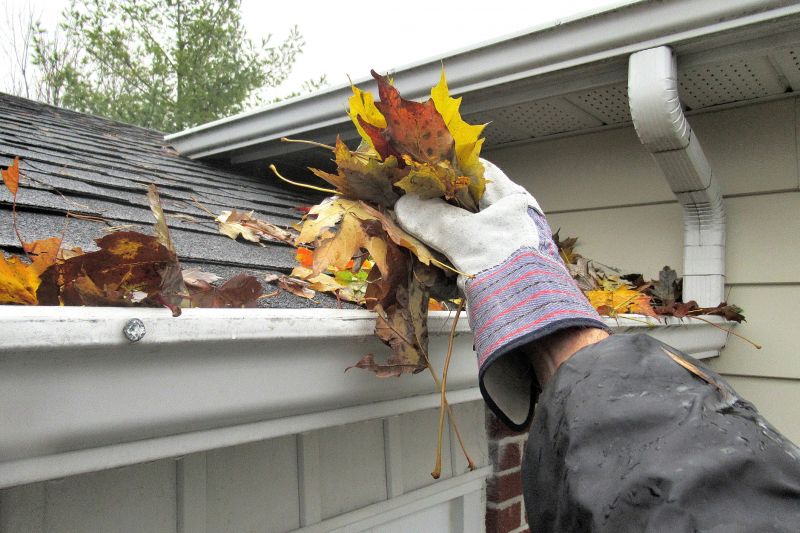 Gutter System After Cleaning